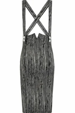 Women Hell Bunny Knee Skirts<Regan Pinafore Skirt