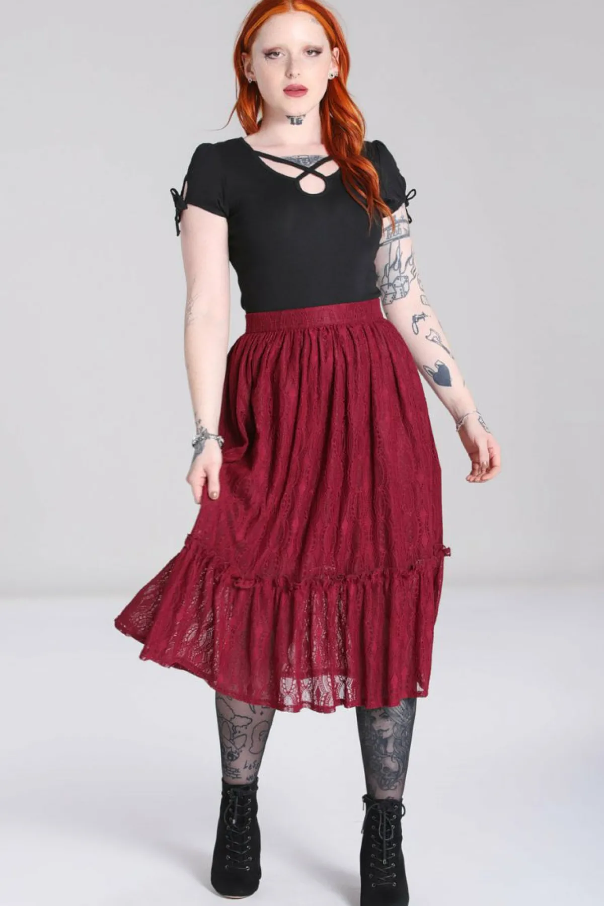 Women Hell Bunny Midi Skirts<Rhea Skirt