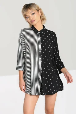 Women Hell Bunny Loungewear<Ribcage Oversized Shirt