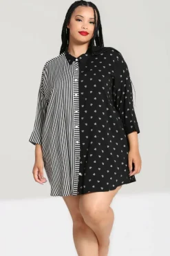 Women Hell Bunny Loungewear<Ribcage Oversized Shirt