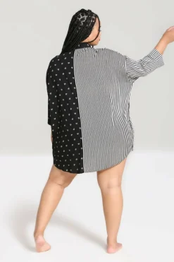 Women Hell Bunny Loungewear<Ribcage Oversized Shirt