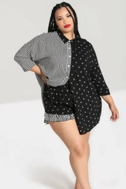Women Hell Bunny Loungewear<Ribcage Oversized Shirt
