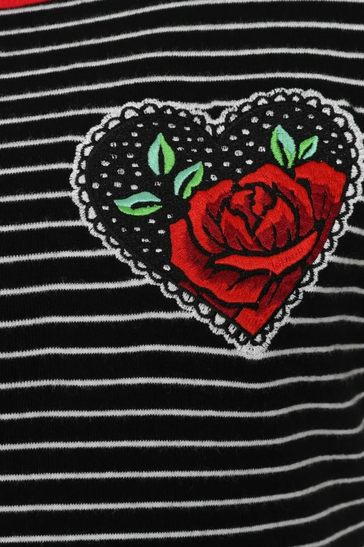 Women Hell Bunny Knitted Tops<Rose Heart Top