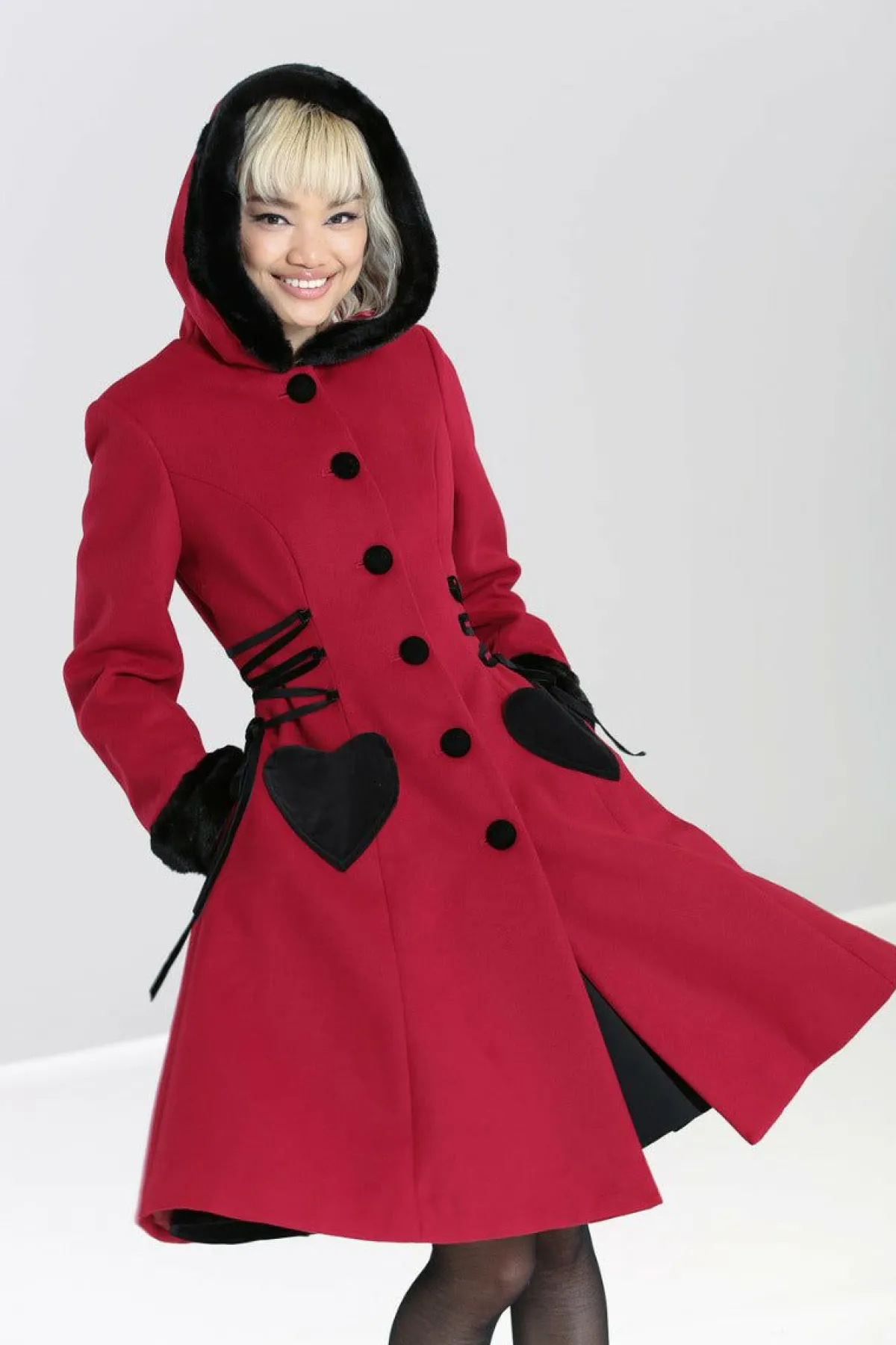 Women Hell Bunny Coats<Scarlet Coat