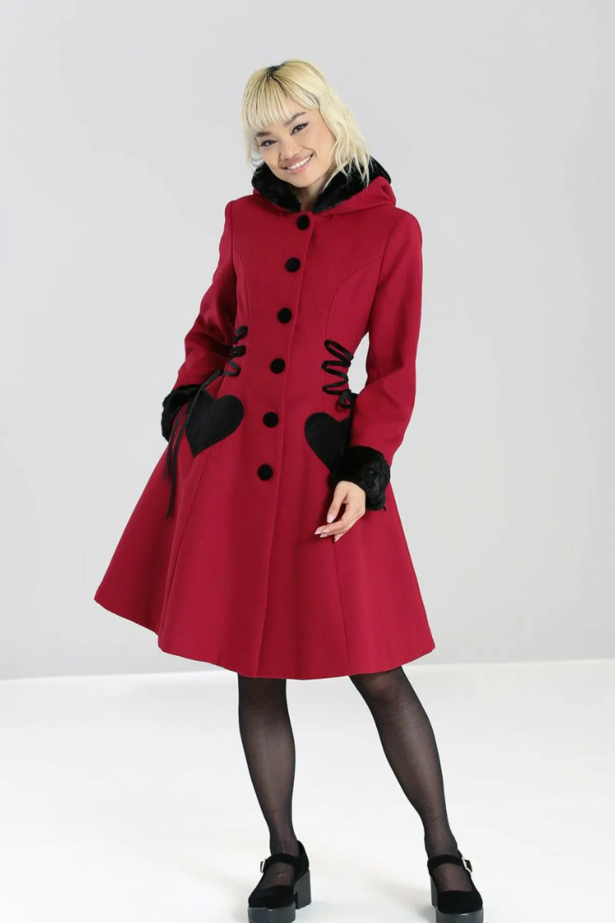 Women Hell Bunny Coats<Scarlet Coat
