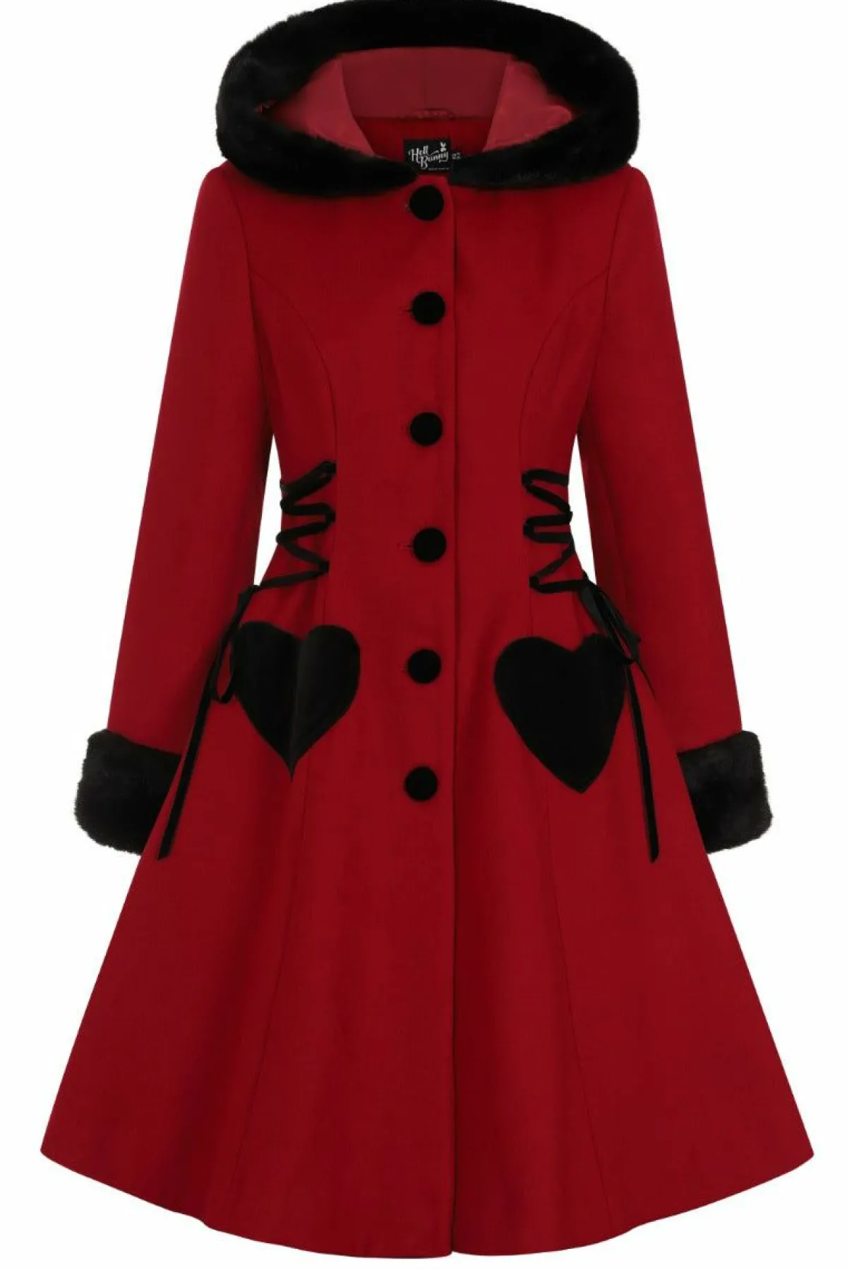 Women Hell Bunny Coats<Scarlet Coat