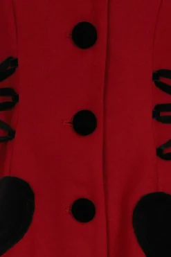 Women Hell Bunny Coats<Scarlet Coat