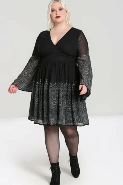 Women Hell Bunny Knee Dresses<Secret Gate Dress
