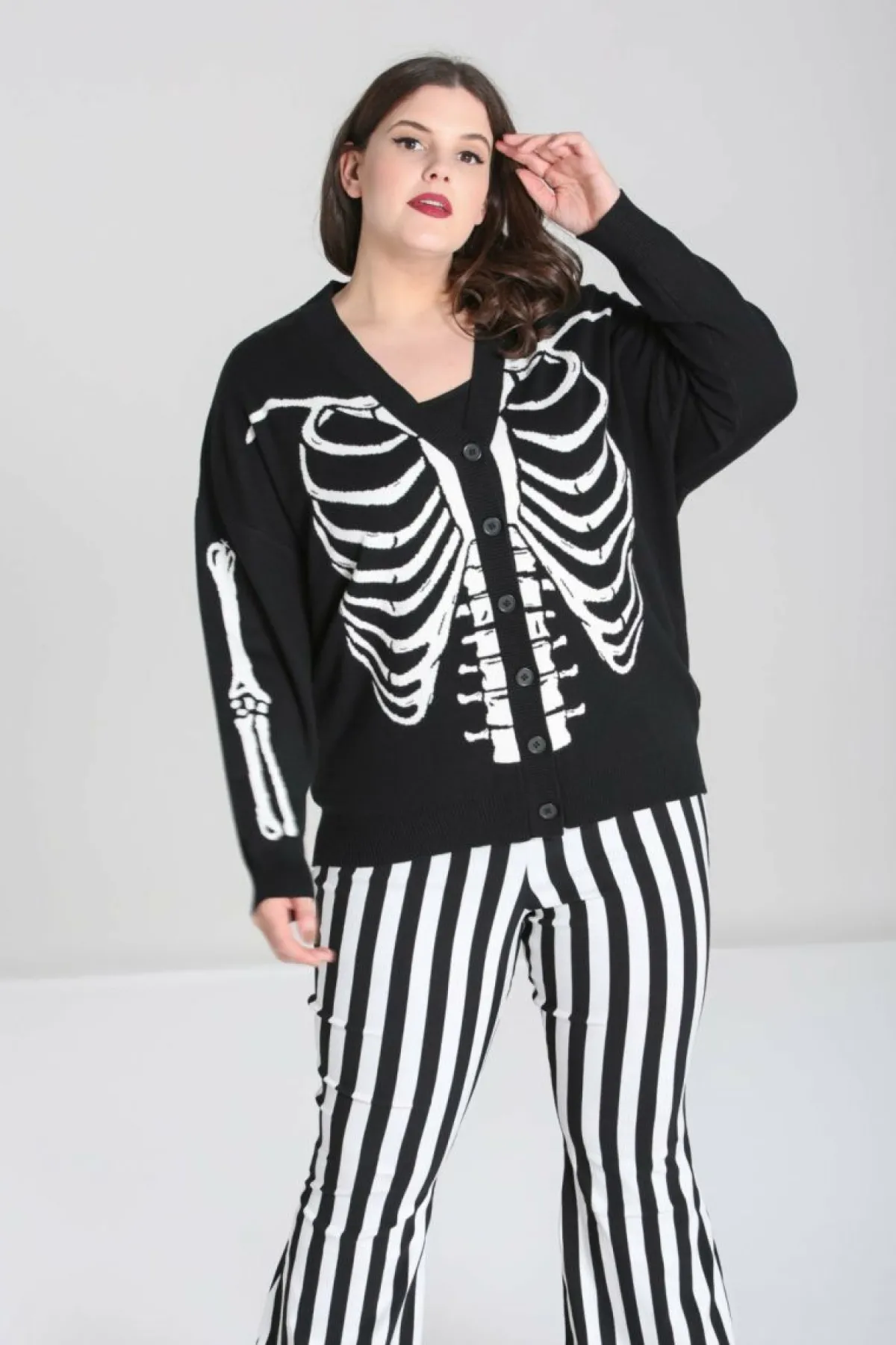 Women Hell Bunny Cardigans<Skeleton Cardigan