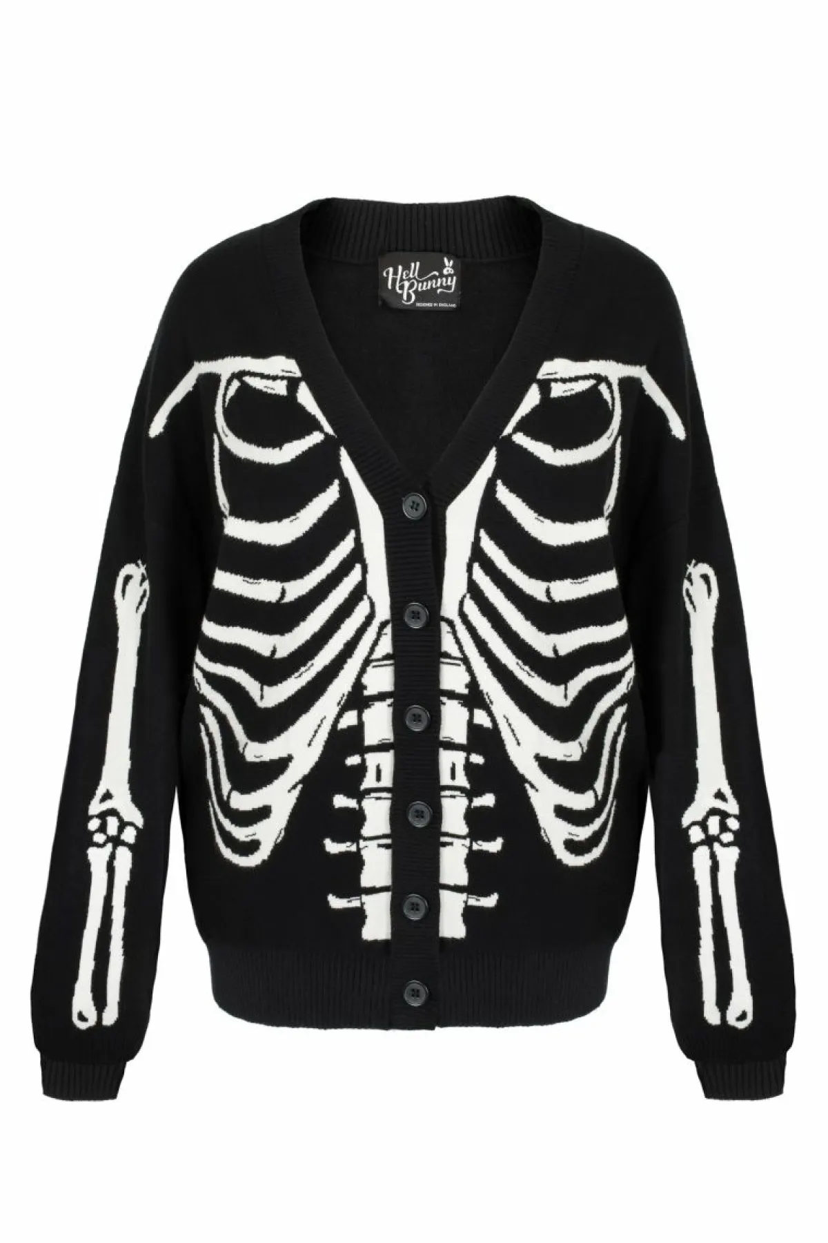Women Hell Bunny Cardigans<Skeleton Cardigan
