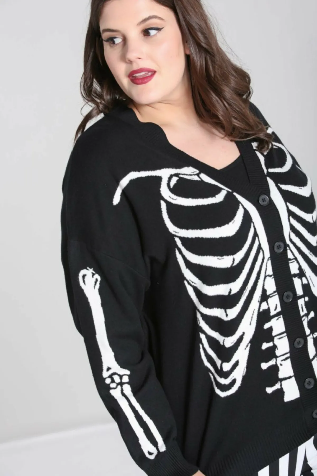 Women Hell Bunny Cardigans<Skeleton Cardigan