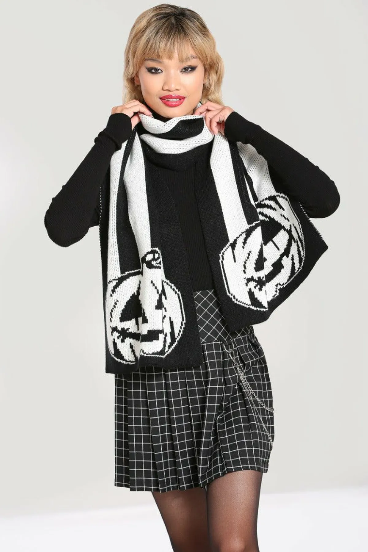 Women Hell Bunny Scarfs<Skelli Scarf