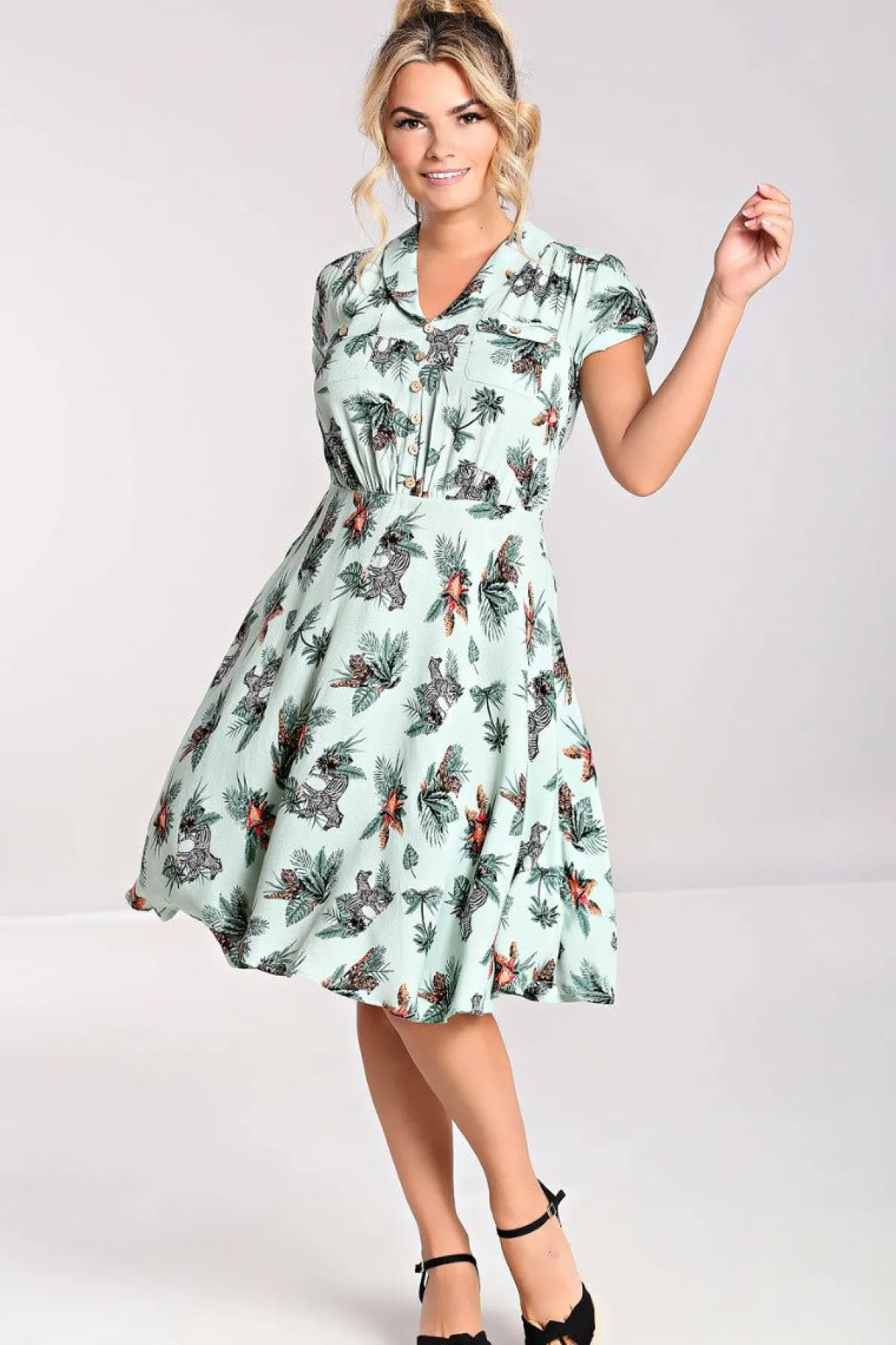 Women Hell Bunny Knee Dresses<Sofia Dress