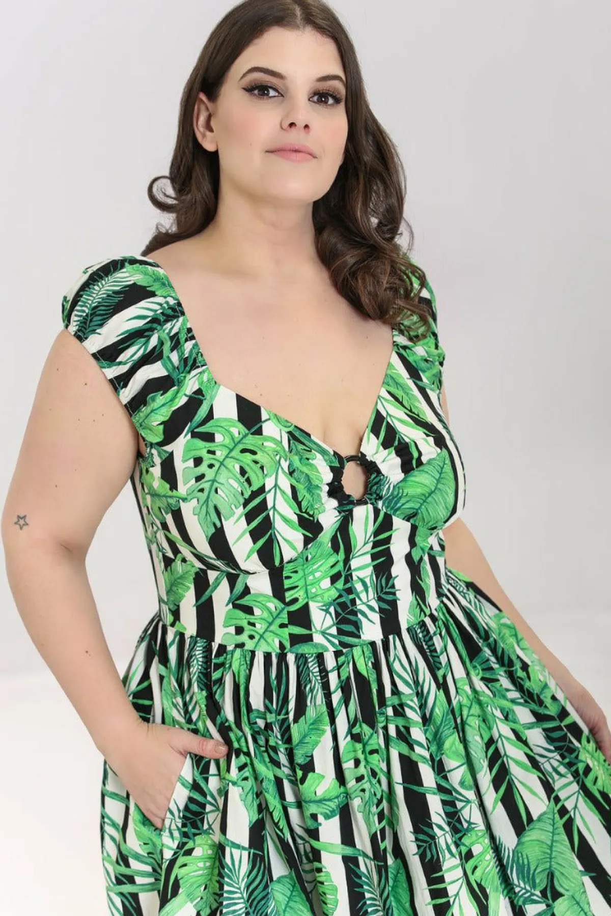 Women Hell Bunny Knee Dresses<Solana Mid Dress