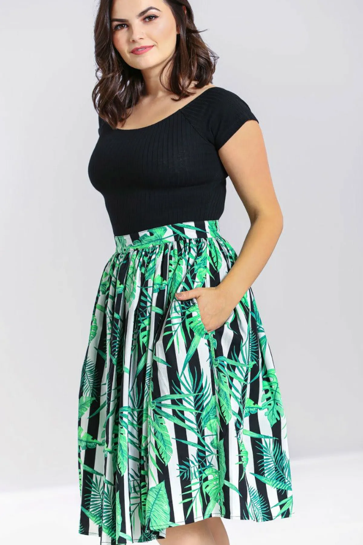 Women Hell Bunny Midi Skirts<Solana 50'S Skirt