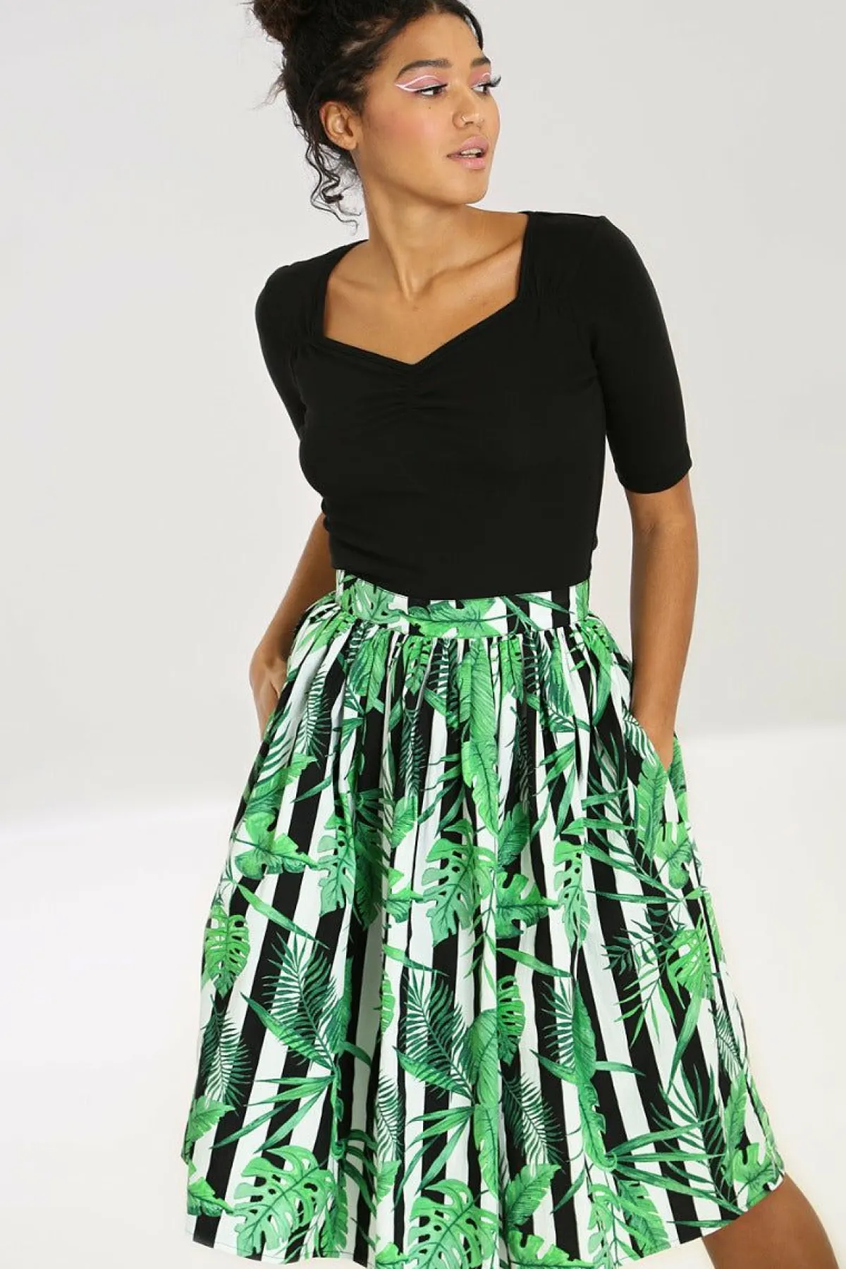 Women Hell Bunny Midi Skirts<Solana 50'S Skirt
