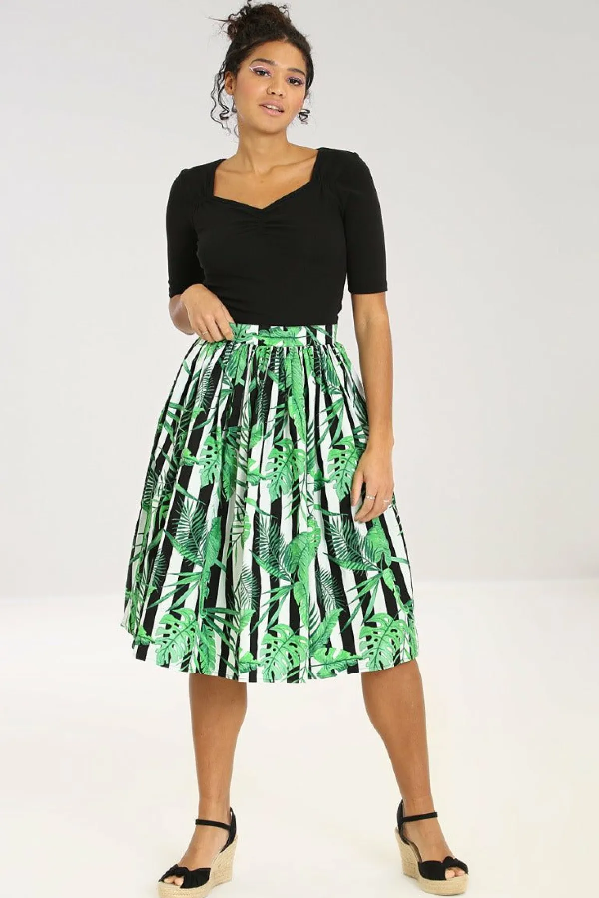 Women Hell Bunny Midi Skirts<Solana 50'S Skirt