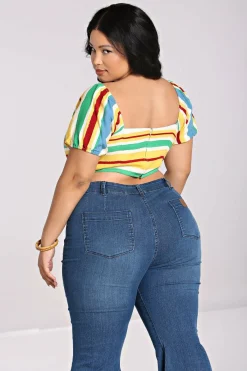 Women Hell Bunny Crop Tops<Solange Crop Top