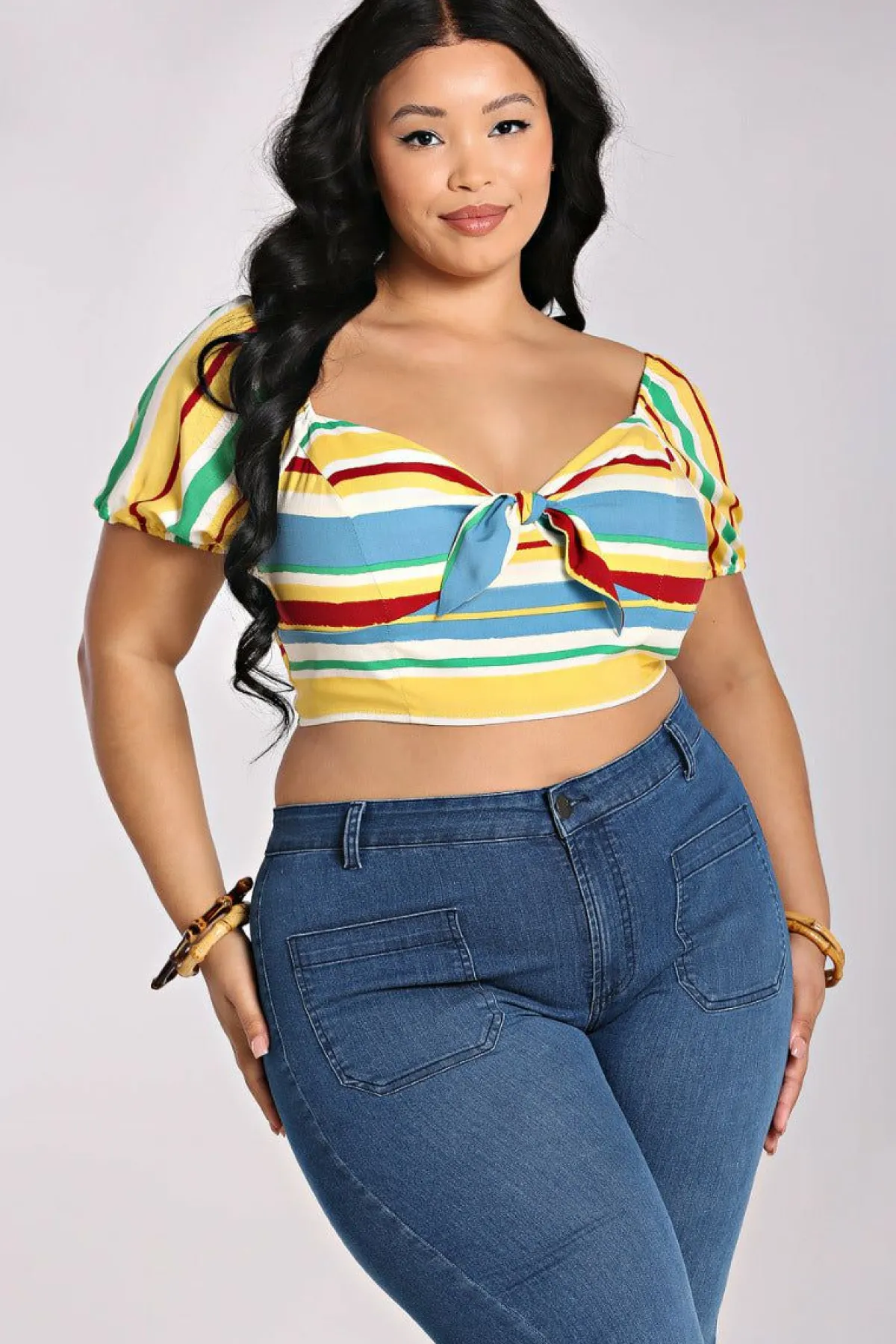 Women Hell Bunny Crop Tops<Solange Crop Top