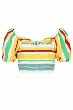 Women Hell Bunny Crop Tops<Solange Crop Top