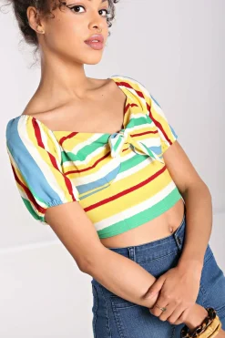 Women Hell Bunny Crop Tops<Solange Crop Top