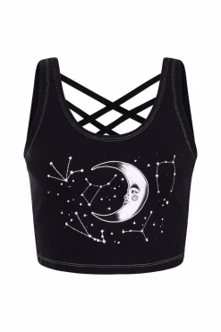 Women Hell Bunny Loungewear<Solaris Crop Top