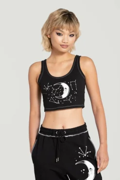 Women Hell Bunny Loungewear<Solaris Crop Top