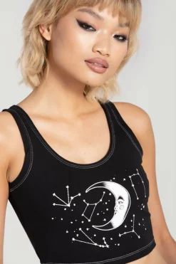 Women Hell Bunny Loungewear<Solaris Crop Top