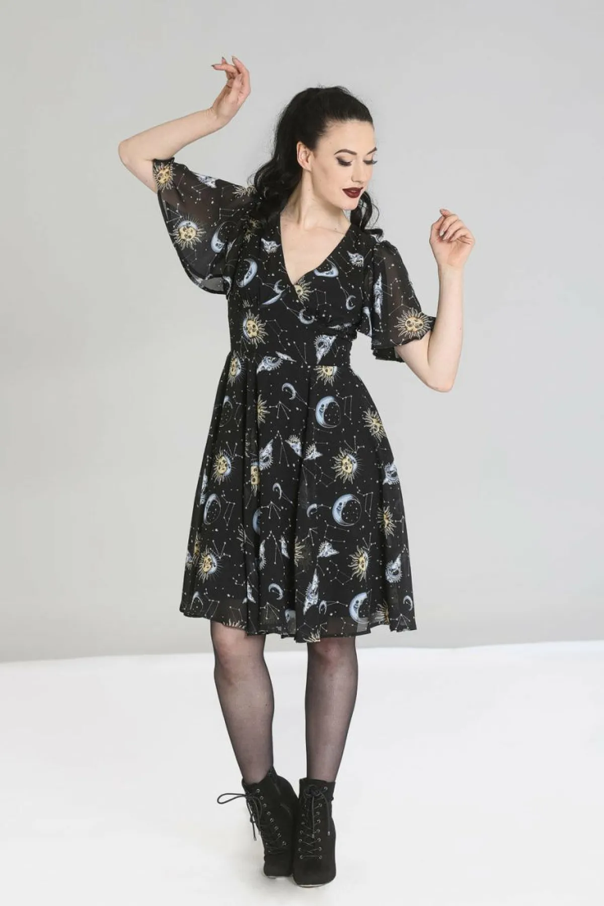 Women Hell Bunny Midi Dresses<Solaris Dress