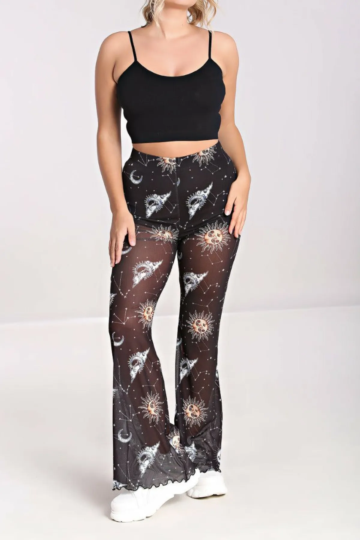 Women Hell Bunny Trousers<Solaris Mesh Trousers