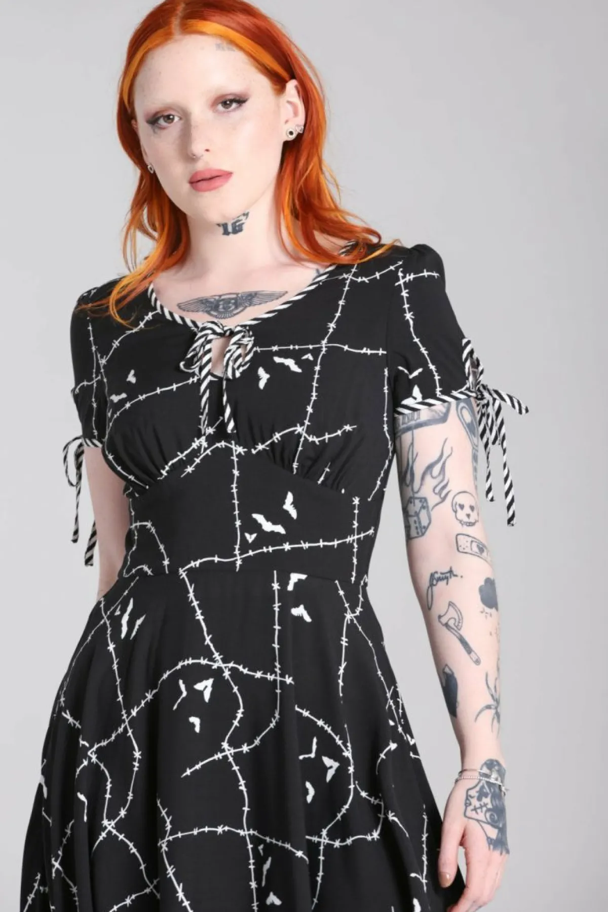 Women Hell Bunny Midi Dresses<Stitches Midi Dress