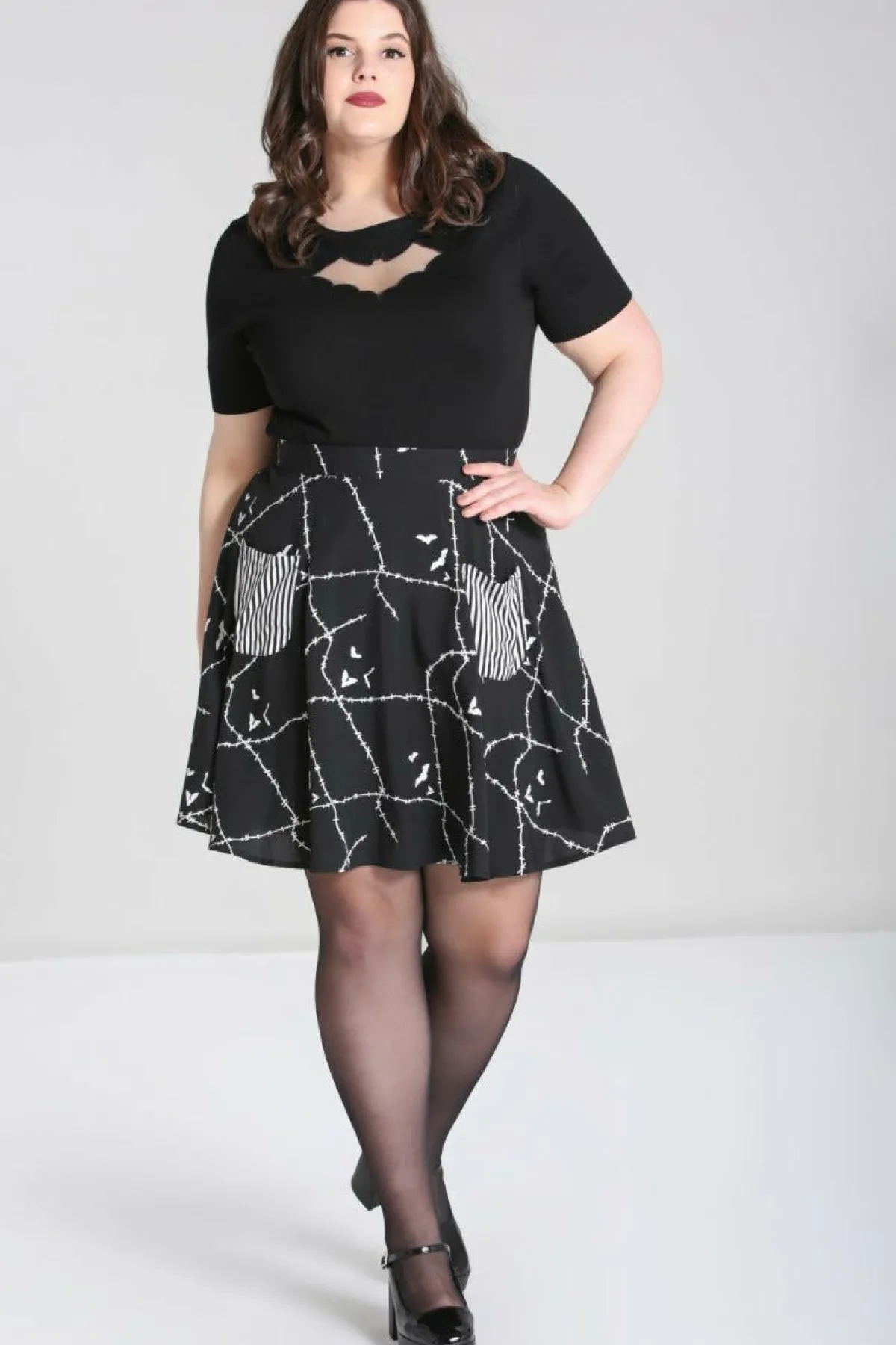 Women Hell Bunny Mini Skirts<Stitches Skirt