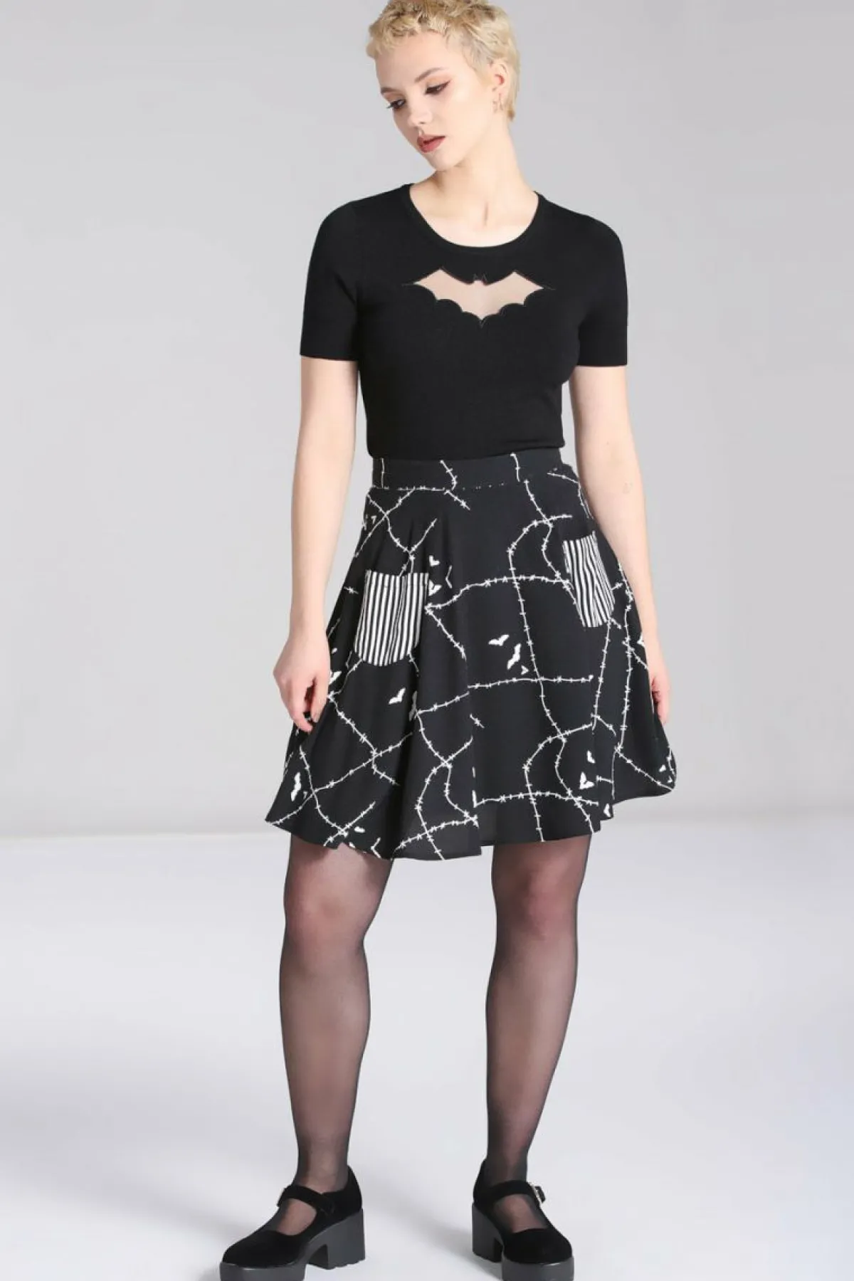 Women Hell Bunny Mini Skirts<Stitches Skirt