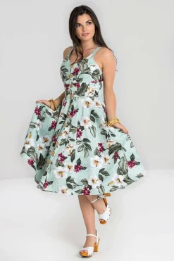 Women Hell Bunny Midi Dresses<Tahiti 50'S Dress
