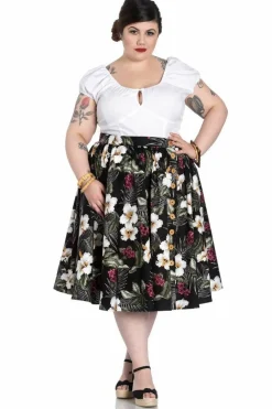 Women Hell Bunny Midi Skirts<Tahiti Skirt