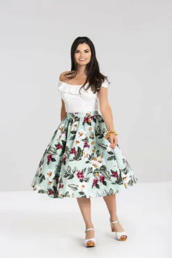 Women Hell Bunny Midi Skirts<Tahiti Skirt