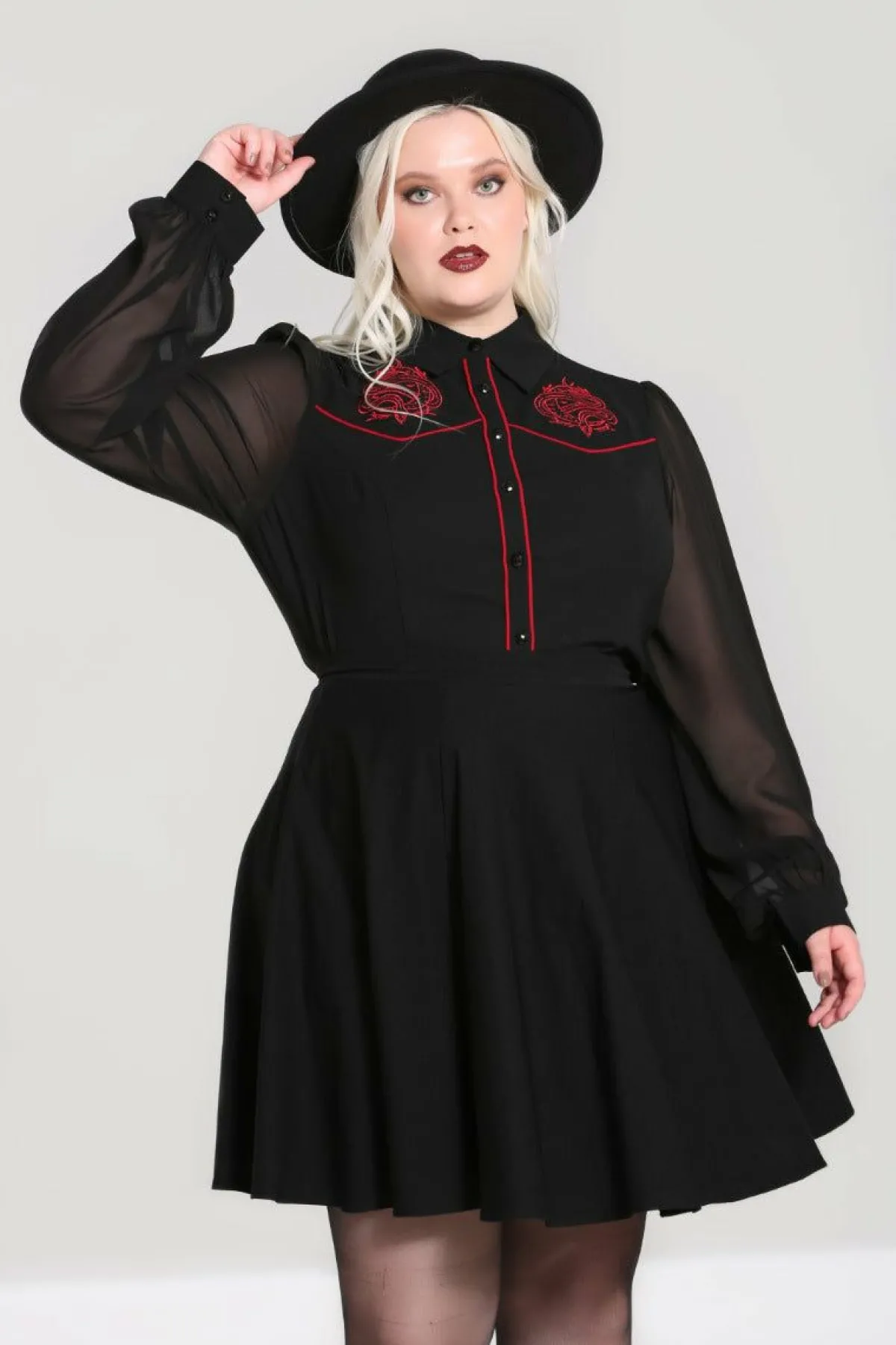 Women Hell Bunny Shirts<Tallulah Shirt