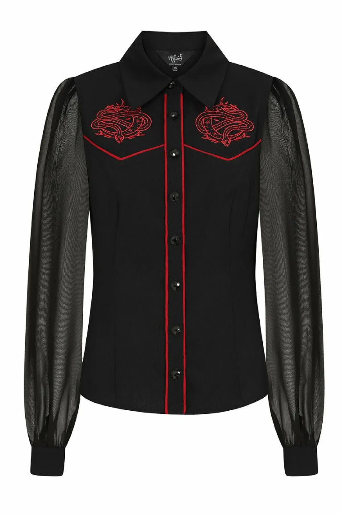 Women Hell Bunny Shirts<Tallulah Shirt