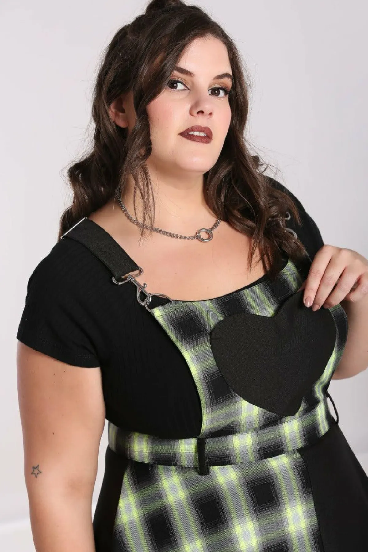 Women Hell Bunny Mini Dresses<Tammy Pinafore Dress