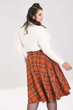 Women Hell Bunny Knee Skirts<Tawny Skirt