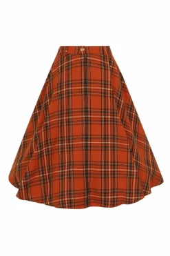 Women Hell Bunny Knee Skirts<Tawny Skirt