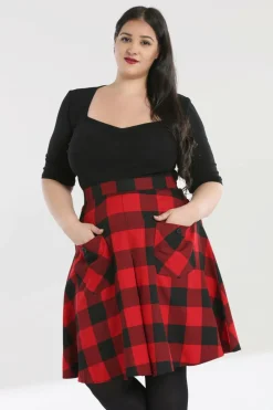 Women Hell Bunny Midi Skirts<Teen Spirit Mid Skirt