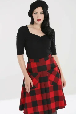 Women Hell Bunny Midi Skirts<Teen Spirit Mid Skirt