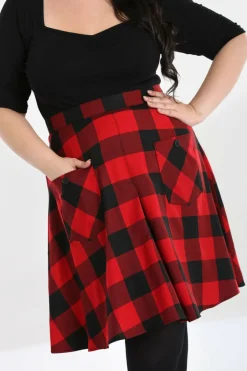 Women Hell Bunny Midi Skirts<Teen Spirit Mid Skirt