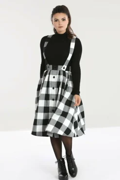 Women Hell Bunny Knee Skirts<Teen Spirit Pinafore Skirt