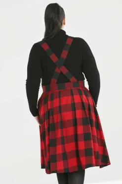 Women Hell Bunny Knee Skirts<Teen Spirit Pinafore Skirt