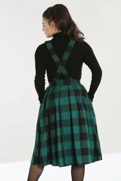 Women Hell Bunny Knee Skirts<Teen Spirit Pinafore Skirt