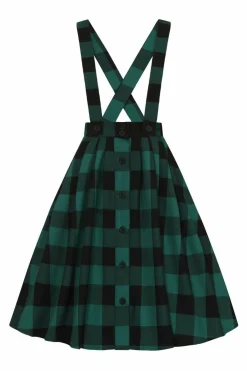 Women Hell Bunny Knee Skirts<Teen Spirit Pinafore Skirt