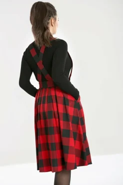 Women Hell Bunny Knee Skirts<Teen Spirit Pinafore Skirt