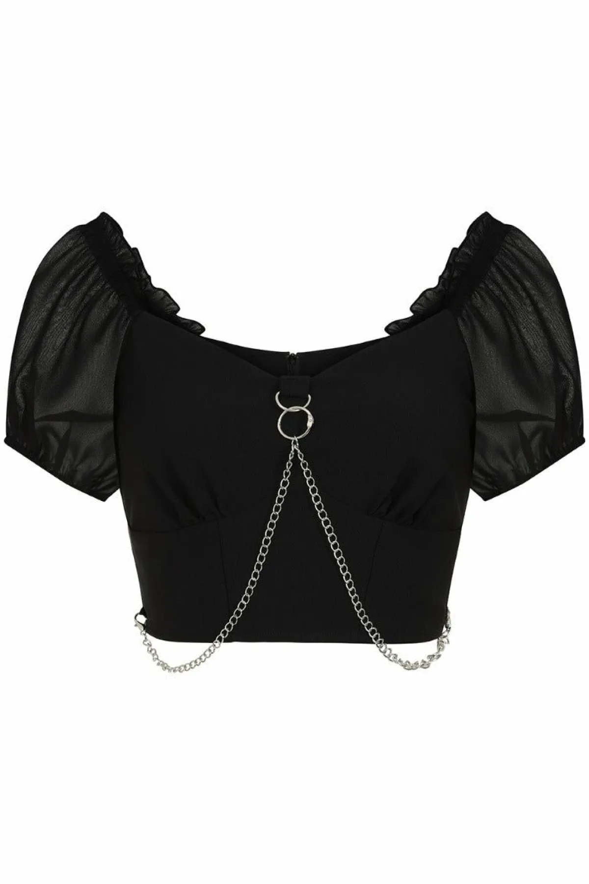Women Hell Bunny Crop Tops<Tifa Crop Top